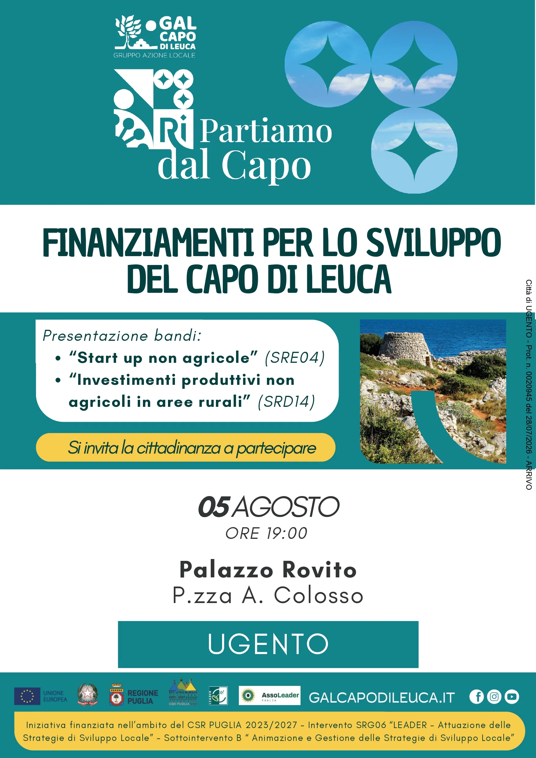 Finanziamenti per lo sviluppo del capo di leuca