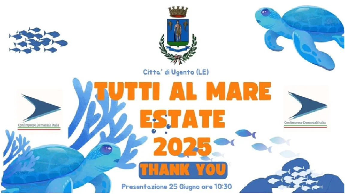Comunicato presentazione progetto 'Tutti al mare'