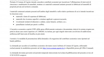 Avviso per la presentazione di domanda di contributo finanziario per le spese...