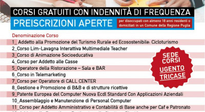 CORSI CPIA - LECCE -  MI FORMO E LAVORO