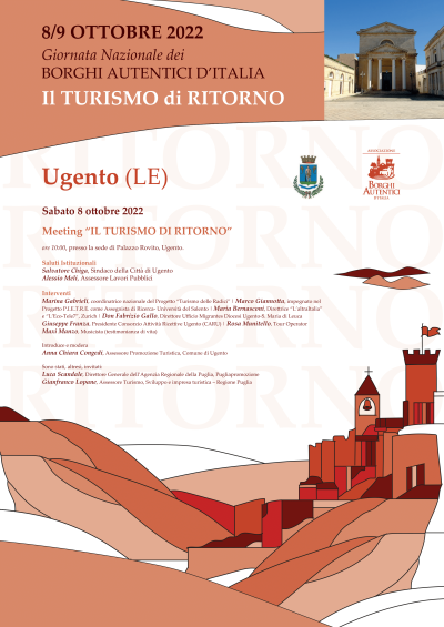 IL TURISMO DI RITORNO 8 ottobre 2022, ore 10.00 presso la sede di Palazzo Rov...