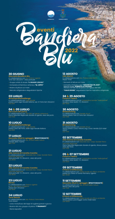 Eventi Bandiera Blu 2022