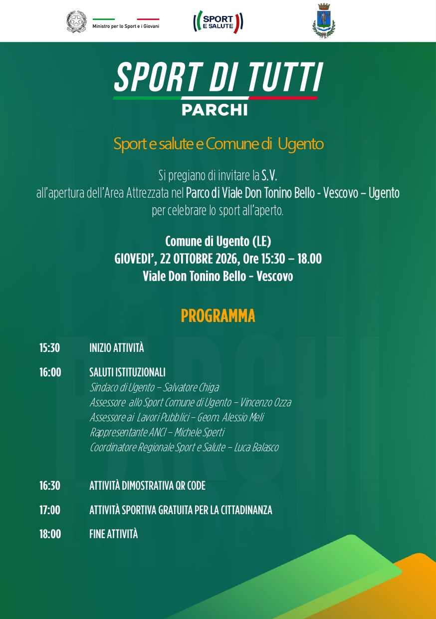 SPORT DI TUTTI - Parchi