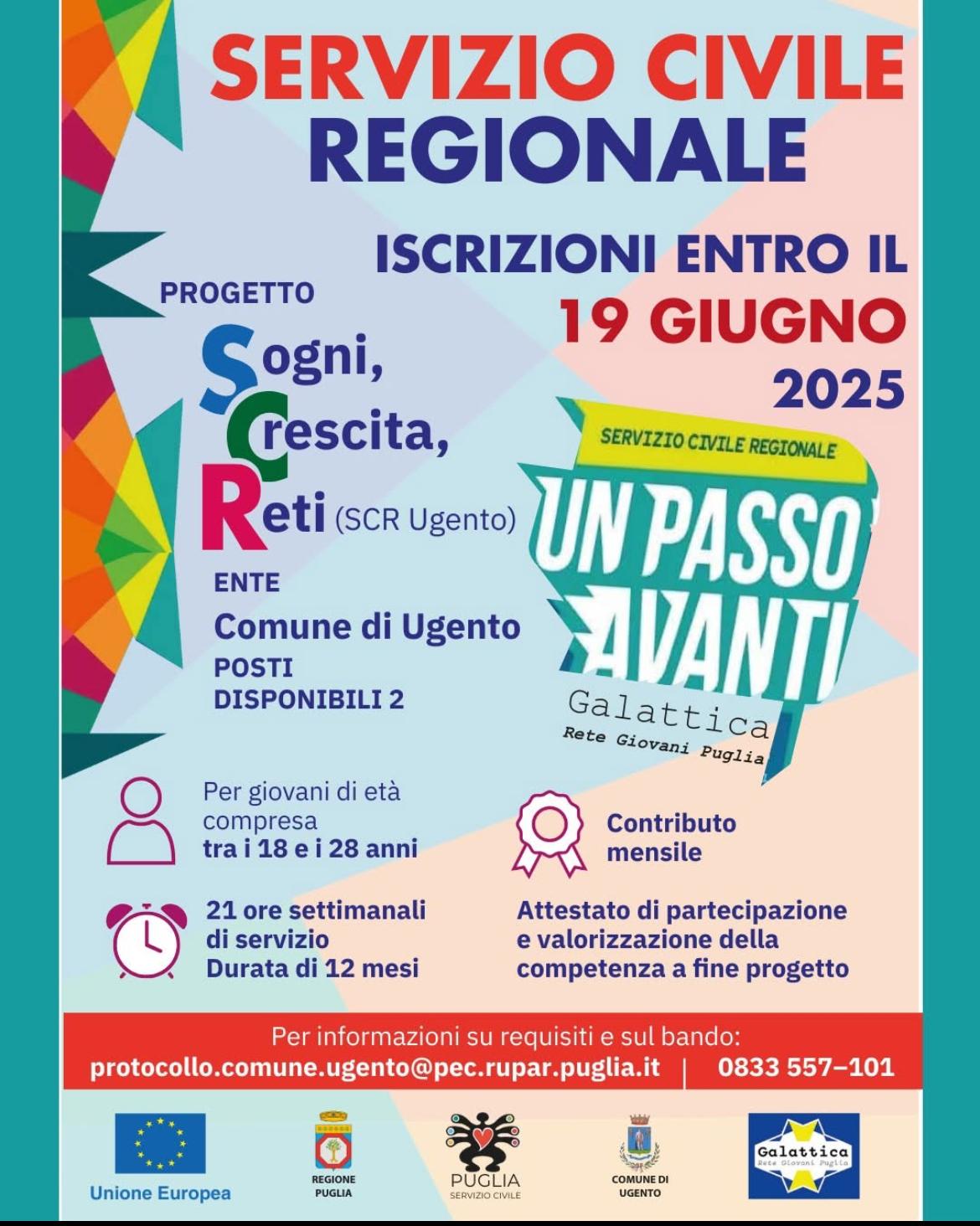 AVVISO PUBBLICO per la selezione di 2 giovani da impiegare in progetti di SERVIZIO CIVILE REGIONALE AVVISO PUBBLICO per la selezione di 2 giovani da impiegare in progetti di SERVIZIO CIVILE REGIONALE